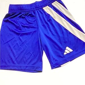 Adidas kids Royal Blue and White Athletic Shorts Size 9-10